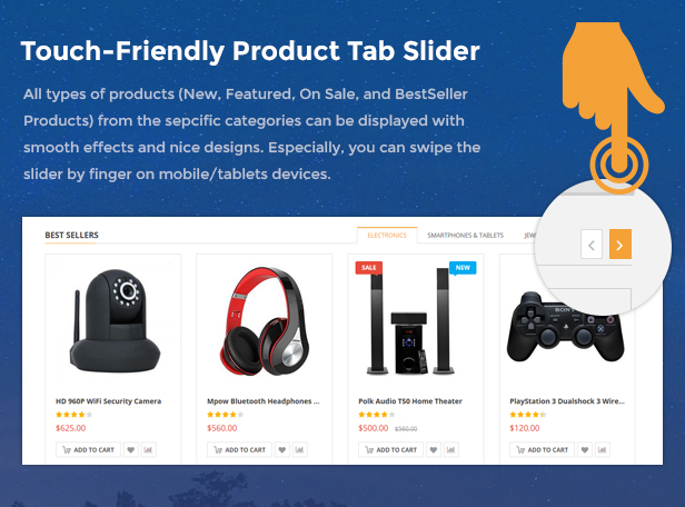 Market - Premium Responsive Magento 2 & 1.9 Store Theme - Touch Slider