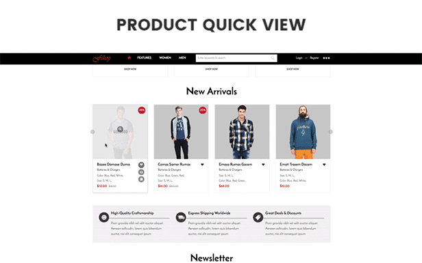 Fshop - Quick view