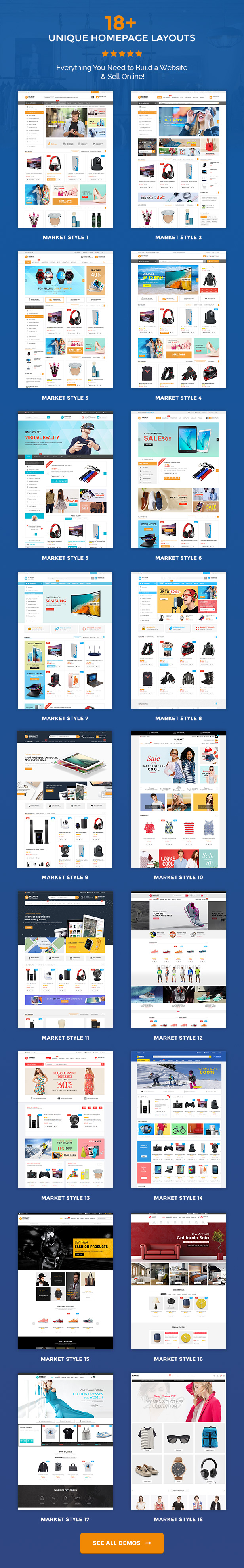 Market - Premium Responsive Magento 2 & 1.9 Store Theme - homepage