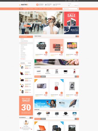 Matrix-WordPress Theme