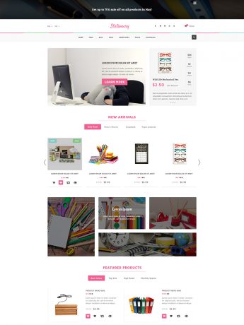 Stationery-WordPress Theme